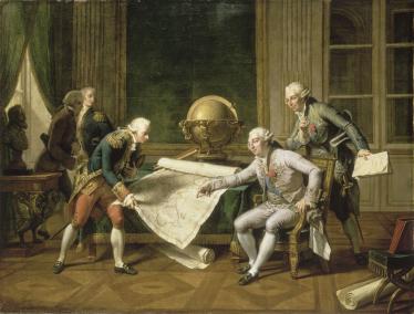 Louis XVI et La Pérouse, juillet 1785 Louis XVI et La Pérouse, juillet 1785