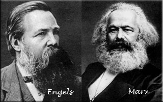 Karl Marx et Friedrich Engels